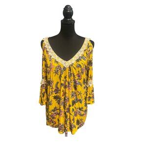 SPRING BOHEMIAN COLD SHOULDER TOP